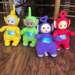 lot of 4 Teletubies